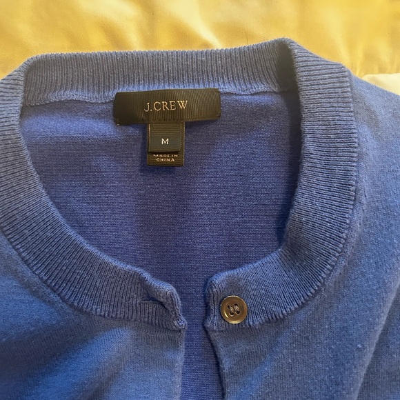 **2 for $15 +FREE SHIPPING! J. Crew Royal Blue Knit Cardigan - Picture 3 of 8
